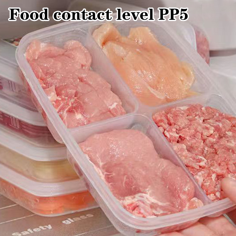 New【4 Grids Plastic Storage Bo - Food Storage Quart recension och pris