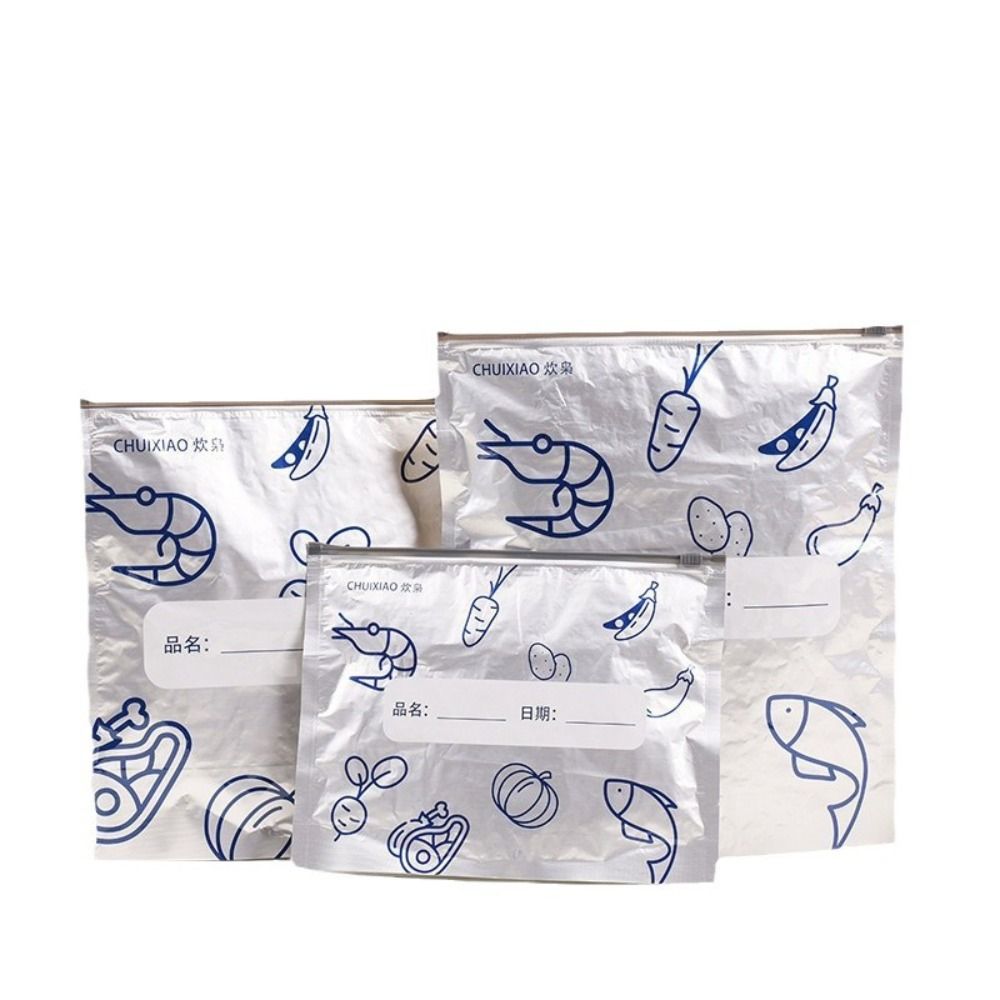 10Pcs/Bag Large Capacity Alumi - Food Storage Zipper recension och pris