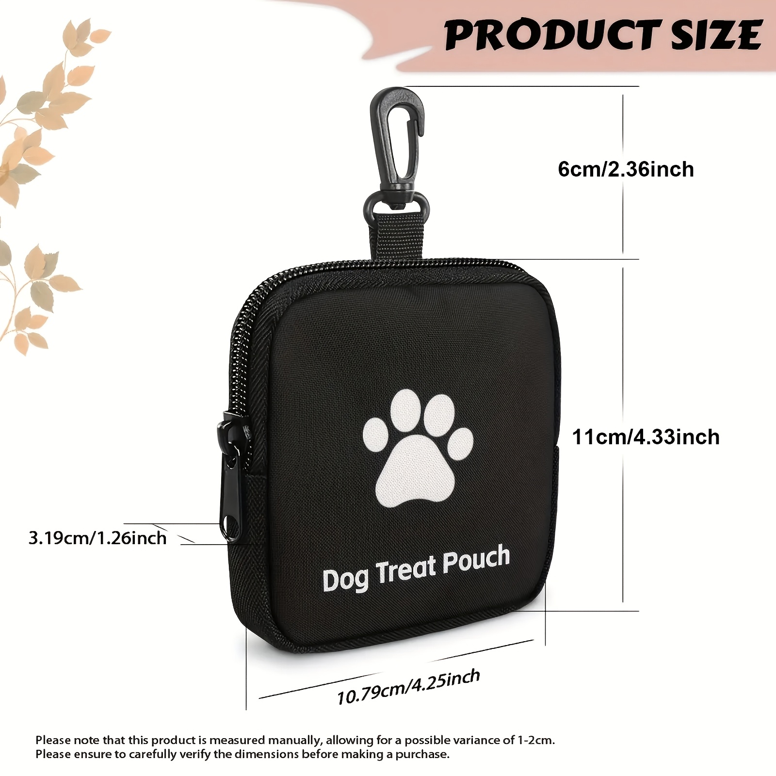 Dog Training Treat Pouch,Trave - Food Storage Zipper recension och pris