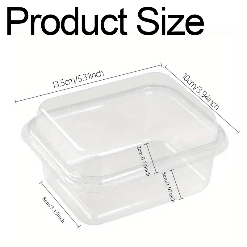 5/10/20PCS Transparent Cake Bo - Xmas Food Storage Containers recension och pris