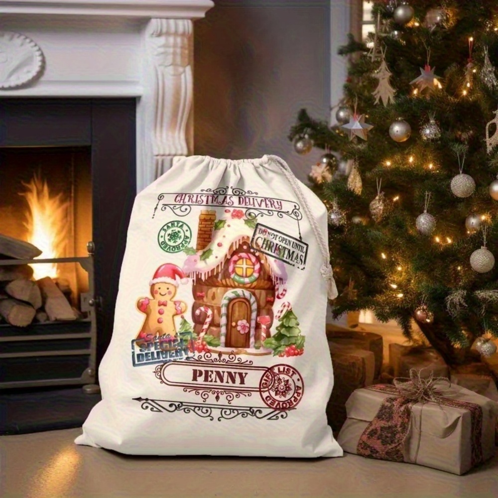 Custom Name Festive Gingerbrea - Zebra Food Storage recension och pris