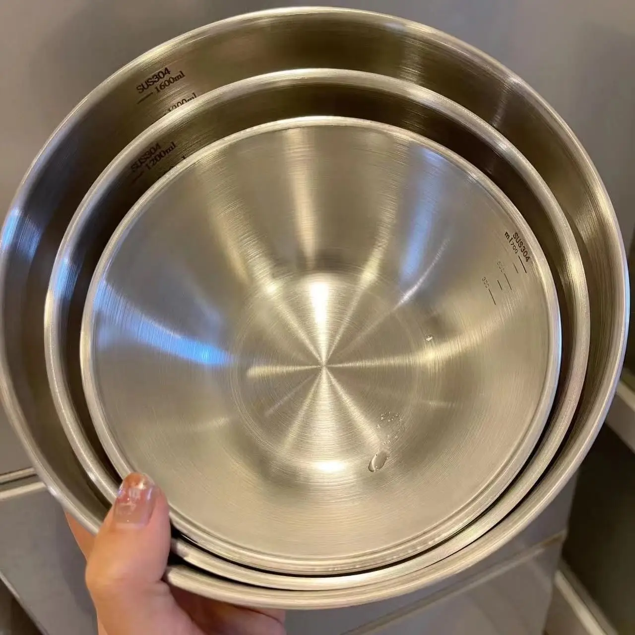 1-3 Stainless Steel Bowl Set w - Food Storage Eco Friendly recension och pris