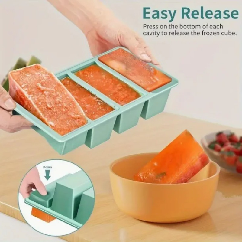 1Pc Silicone Freezer Tray With - Food Storage Frozen recension och pris