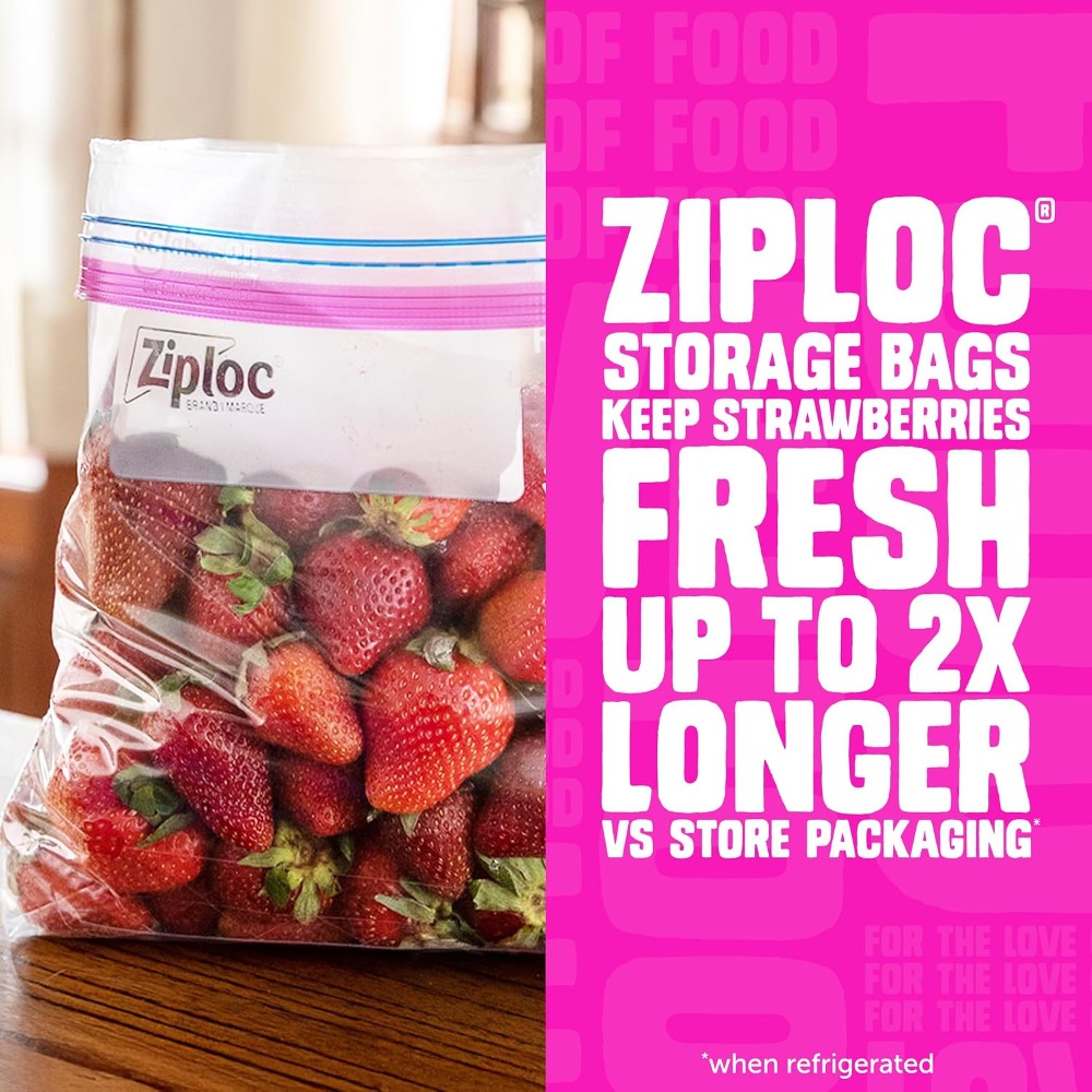Stand Up Quart Food Storage Ba - Food Storage Zipper recension och pris