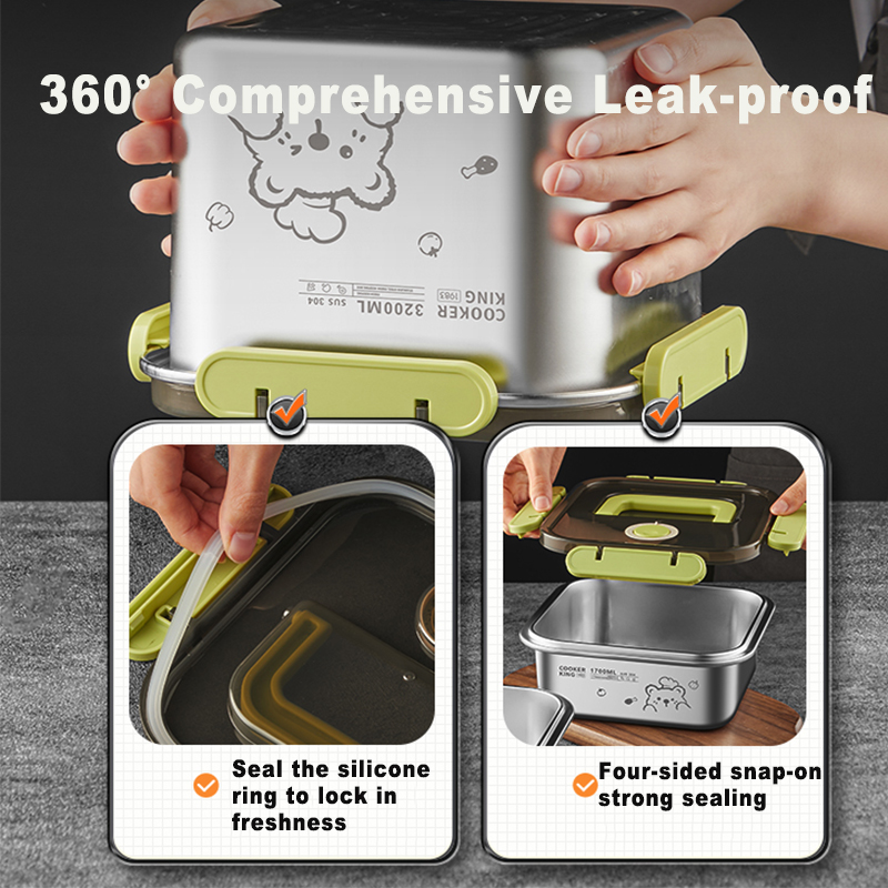 COOKER KING 420ml-6200ml Large - Food Storage Eco Friendly recension och pris
