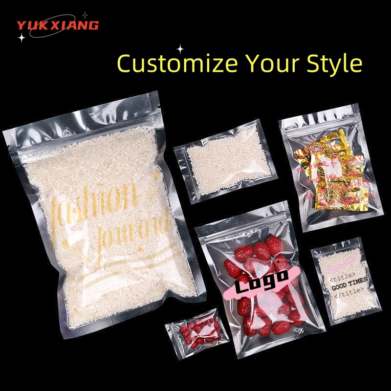 50pcs Transparent Flat Bottom  - Zebra Food Storage recension och pris