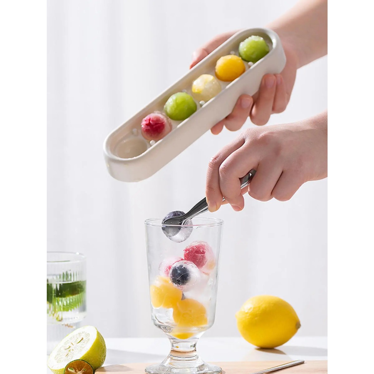 1 Round Ice Hockey Mold, Silic - Food Storage Frozen recension och pris