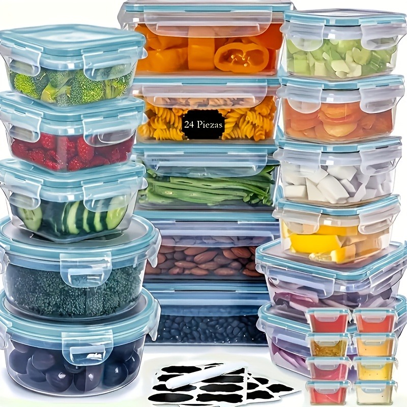 48PCS BPA-Free Food Storage Se - Food Storage Pantry recension och pris