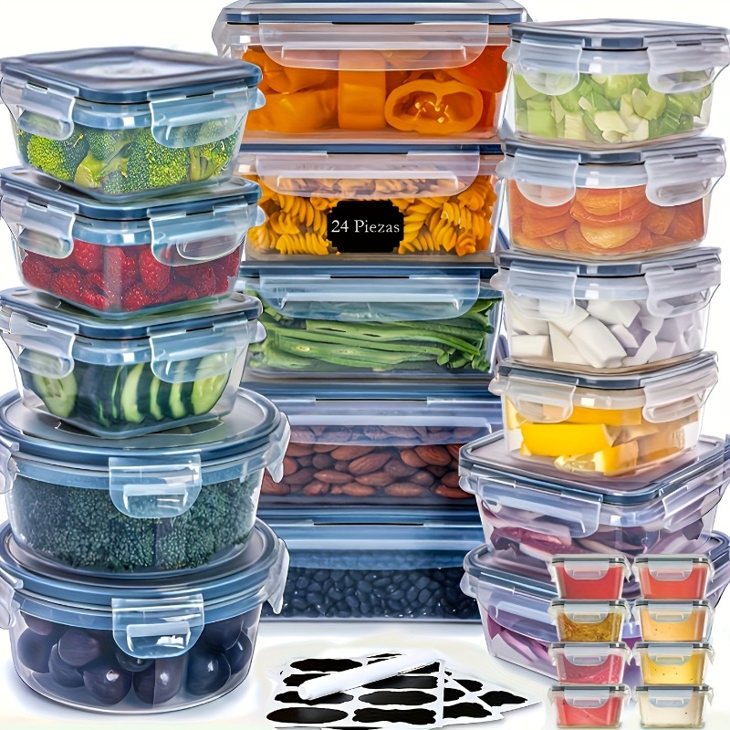 48PCS BPA-Free Food Storage Se - Food Storage Pantry recension och pris
