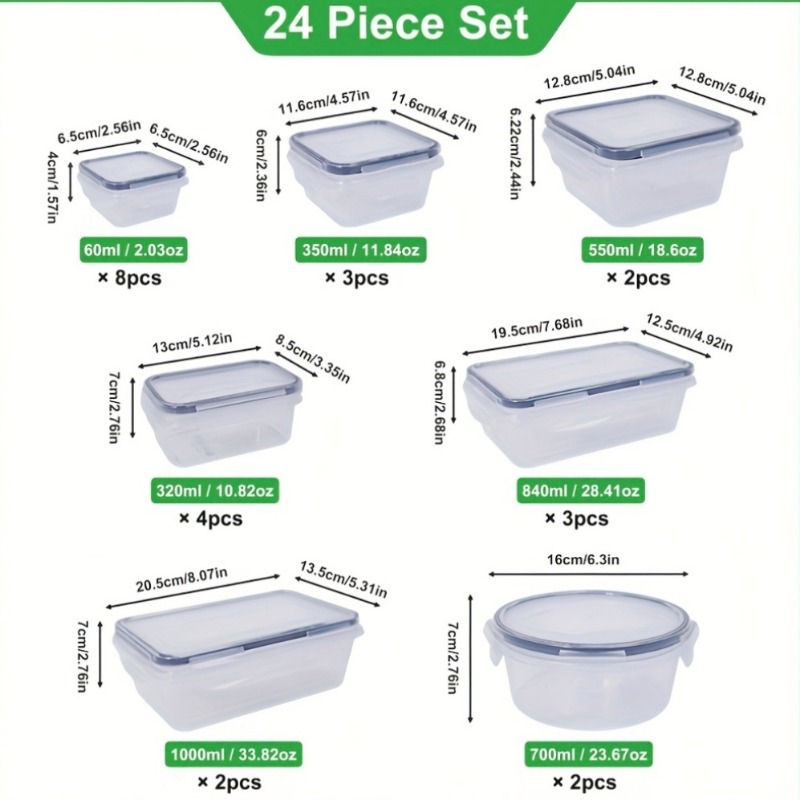 48PCS BPA-Free Food Storage Se - Food Storage Pantry recension och pris