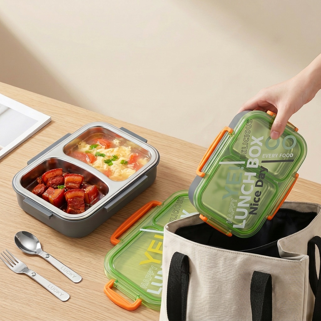 Microwavable 304 Stainless Ste - Food Storage Prep Containers recension och pris