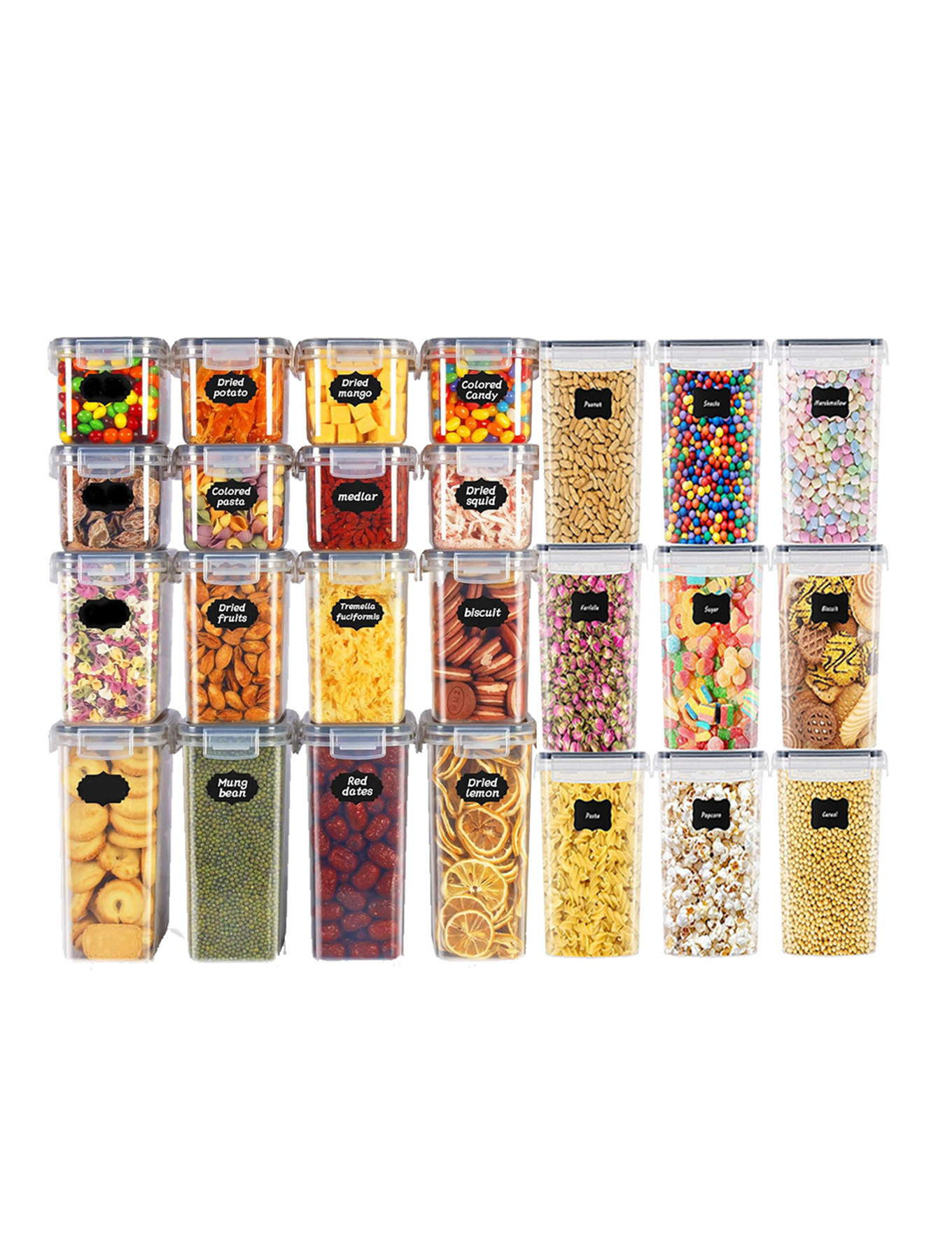 48pcs, Sealed Food Storage Con - Food Storage Pantry recension och pris