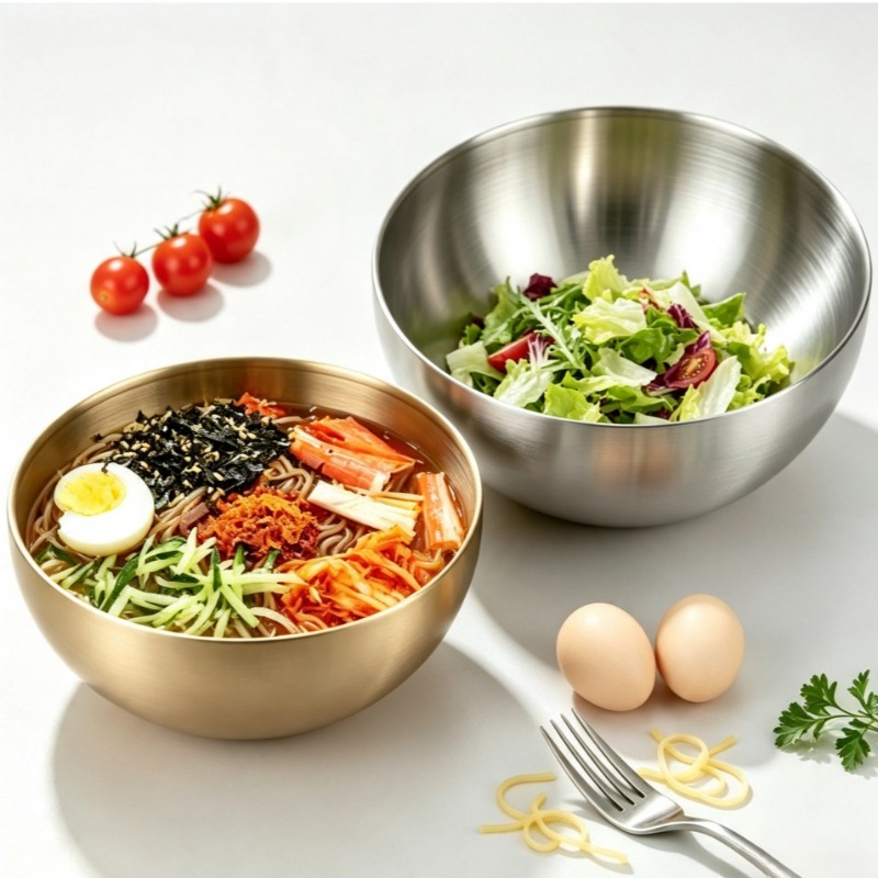 Stainless Steel Mixing Bowls M - Food Storage Eco Friendly recension och pris