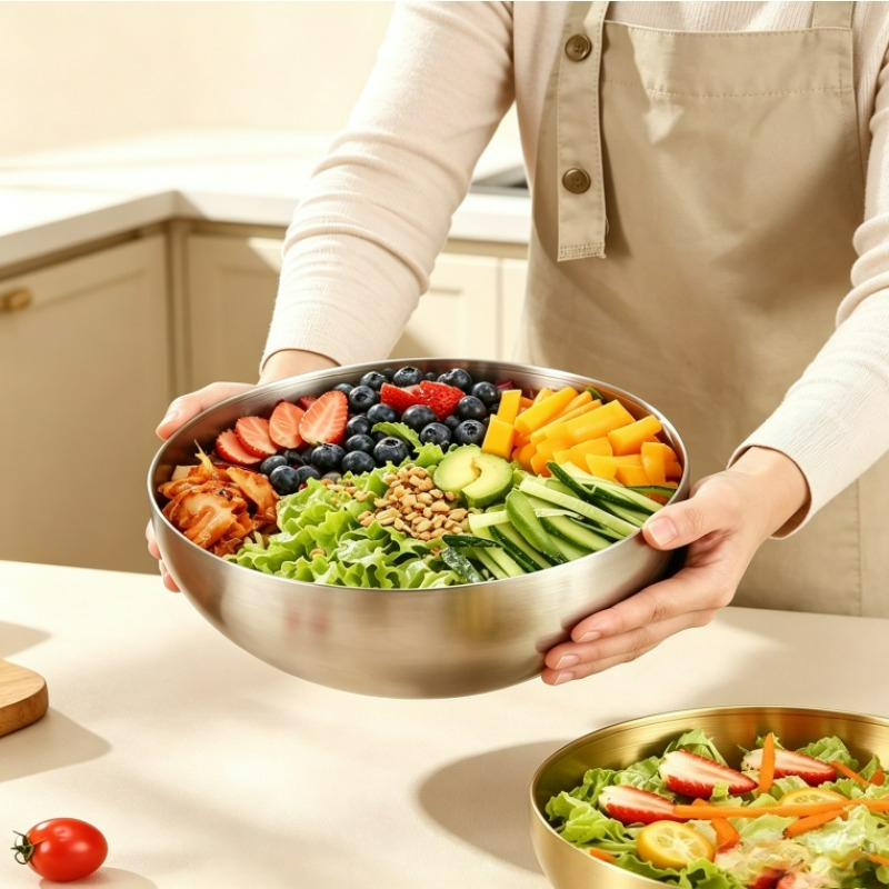 Stainless Steel Mixing Bowls M - Food Storage Eco Friendly recension och pris