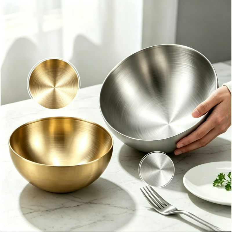 Stainless Steel Mixing Bowls M - Food Storage Eco Friendly recension och pris