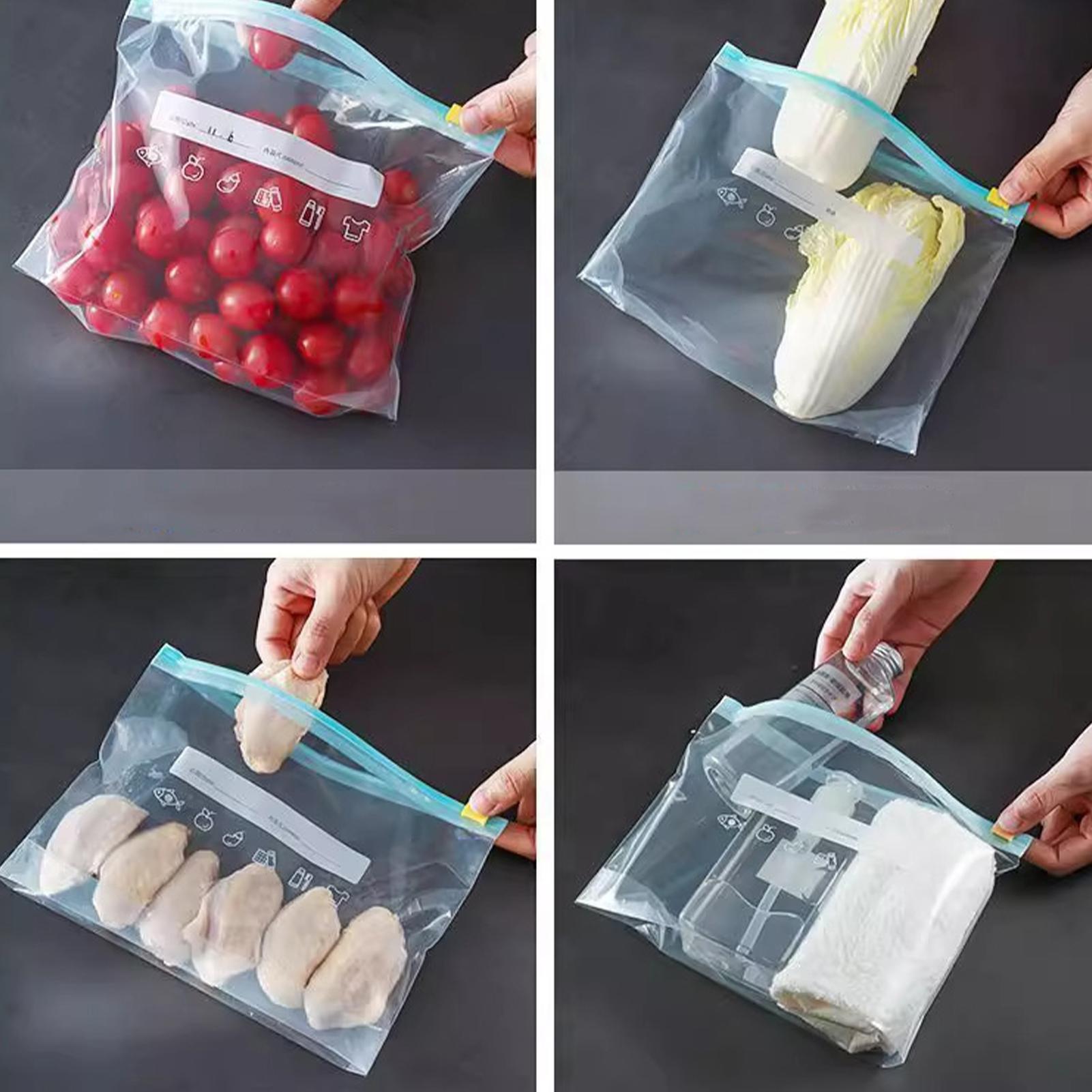 Food Storage Bags 15Pcs Food G - Food Storage Zipper recension och pris