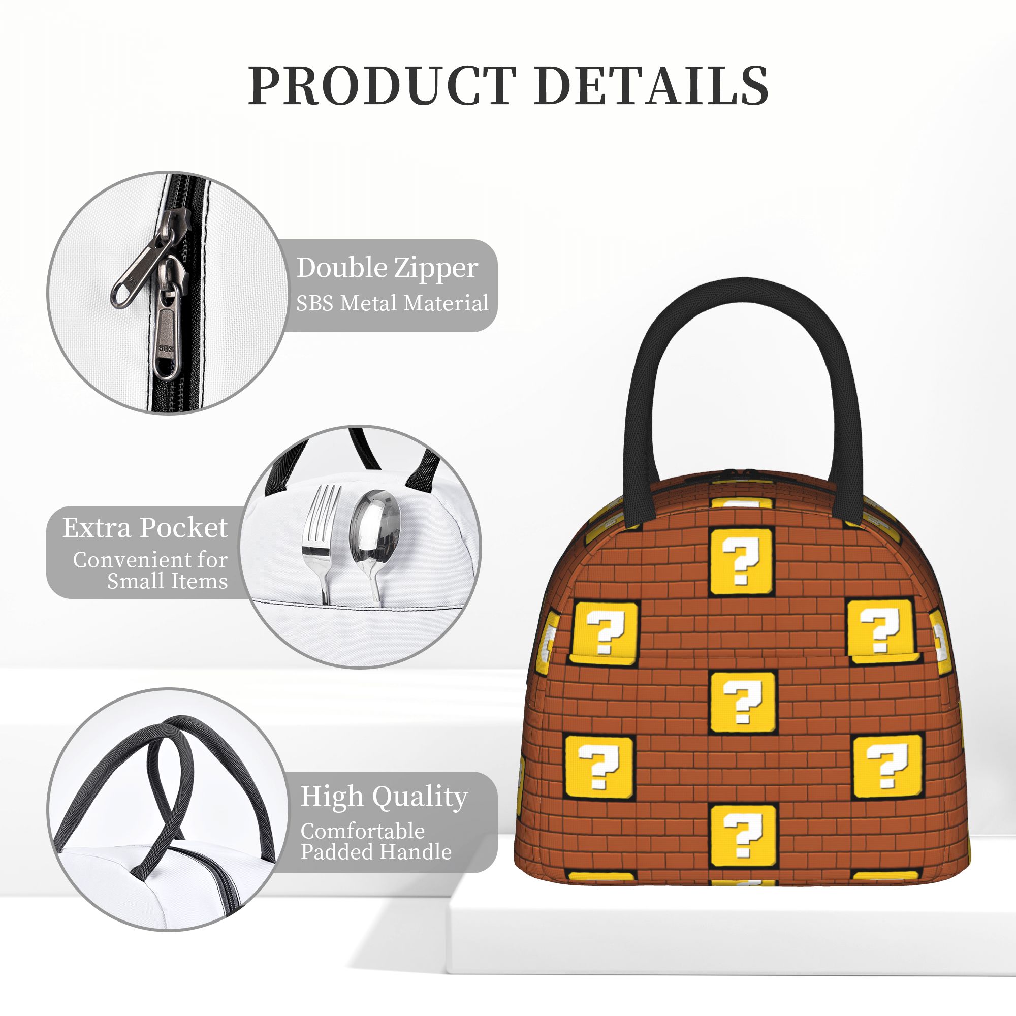 Insulated Lunch Tote Bag Japan - Food Storage Questions recension och pris